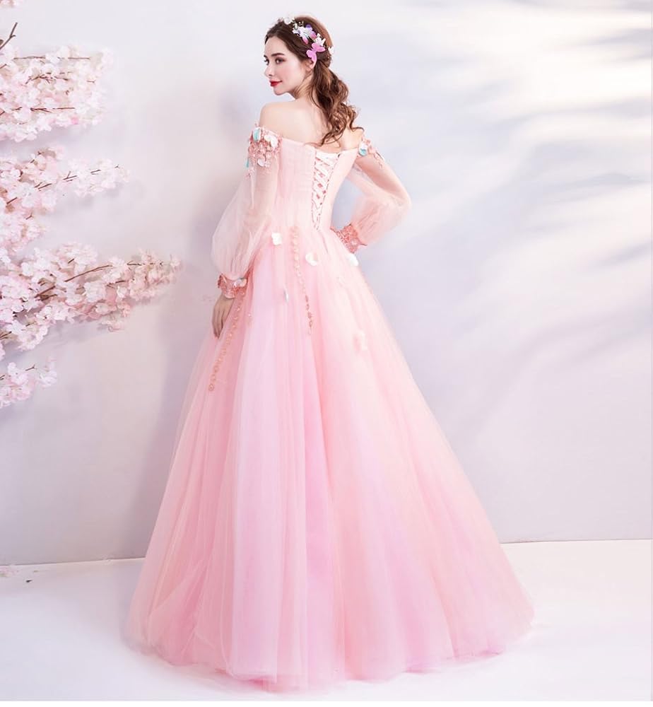 Amazon | [Alinlofse] ピンク 演出服 カラードレス パーティー